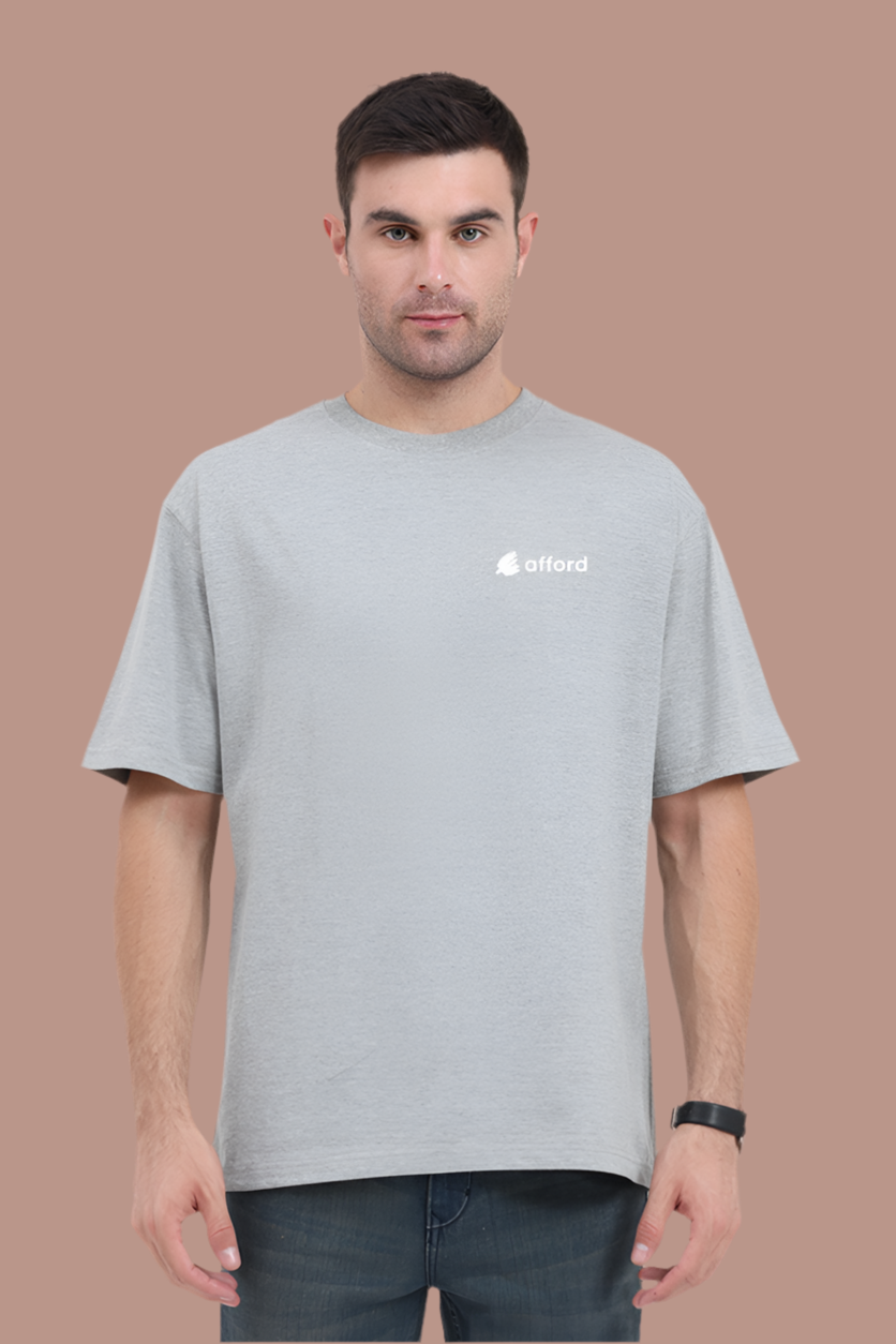 Unisex Oversized Standard T-Shirt | US22 Grey Melange